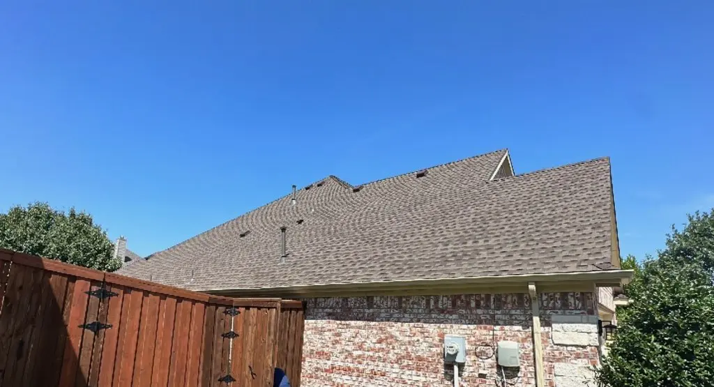 Completed roof replacement project in San Leandro